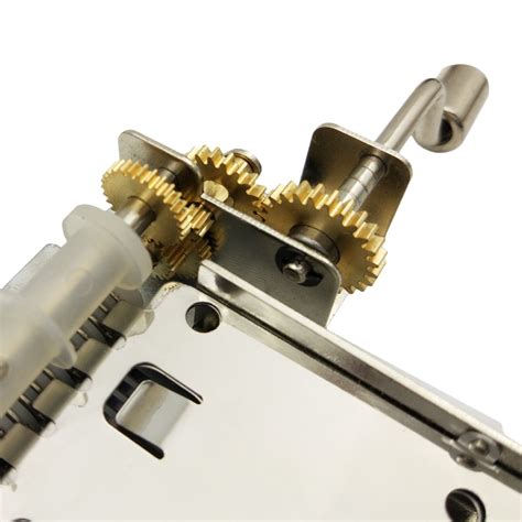 hand crank music box metal gears|30 Note DIY Hand Crank Music Box Movement with .